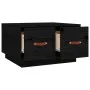Solid black pine wood coffee table 60x53x35 cm by vidaXL, Coffee table - Ref: Foro24-820970, Price: 68,35 €, Discount: %
