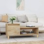 Couchtisch aus Sonoma-Eichensperrholz, 100 x 50 x 45 cm von vidaXL, Couchtisch - Ref: Foro24-821127, Preis: 53,24 €, Rabatt: %