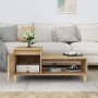 Couchtisch aus Sonoma-Eichensperrholz, 100 x 50 x 45 cm von vidaXL, Couchtisch - Ref: Foro24-821127, Preis: 53,24 €, Rabatt: %