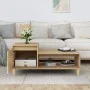 Couchtisch aus Sonoma-Eichensperrholz, 100 x 50 x 45 cm von vidaXL, Couchtisch - Ref: Foro24-821127, Preis: 52,79 €, Rabatt: %
