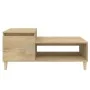 Couchtisch aus Sonoma-Eichensperrholz, 100 x 50 x 45 cm von vidaXL, Couchtisch - Ref: Foro24-821127, Preis: 52,79 €, Rabatt: %