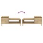 Couchtisch aus Sonoma-Eichensperrholz, 100 x 50 x 45 cm von vidaXL, Couchtisch - Ref: Foro24-821127, Preis: 53,24 €, Rabatt: %