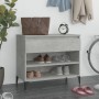 Mueble zapatero madera contrachapada gris hormigón 70x36x60 cm by vidaXL, Shoe racks and shoe organizers - Ref: Foro24-819768...