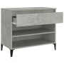 Mueble zapatero madera contrachapada gris hormigón 70x36x60 cm by vidaXL, Shoe racks and shoe organizers - Ref: Foro24-819768...