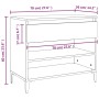 Mueble zapatero madera contrachapada gris hormigón 70x36x60 cm by vidaXL, Shoe racks and shoe organizers - Ref: Foro24-819768...