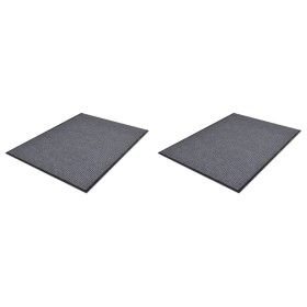 PVC-Fußmatten 2 Stück grau 90x60 cm von vidaXL, Fußmatten - Ref: Foro24-278748, Preis: 41,45 €, Rabatt: %