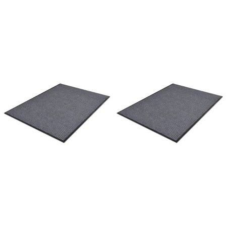 PVC-Fußmatten 2 Stück grau 90x60 cm von vidaXL, Fußmatten - Ref: Foro24-278748, Preis: 41,45 €, Rabatt: %