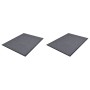 PVC-Fußmatten 2 Stück grau 90x60 cm von vidaXL, Fußmatten - Ref: Foro24-278748, Preis: 41,45 €, Rabatt: %