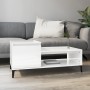 Couchtisch aus glänzend weißem Sperrholz, 100 x 50 x 45 cm von vidaXL, Couchtisch - Ref: Foro24-821134, Preis: 49,21 €, Rabat...