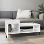 Couchtisch aus glänzend weißem Sperrholz, 100 x 50 x 45 cm von vidaXL, Couchtisch - Ref: Foro24-821134, Preis: 49,21 €, Rabat...