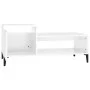 Couchtisch aus glänzend weißem Sperrholz, 100 x 50 x 45 cm von vidaXL, Couchtisch - Ref: Foro24-821134, Preis: 49,21 €, Rabat...