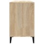 Mueble zapatero madera contrachapada roble Sonoma 102x36x60 cm de vidaXL, Zapateros y organizadores de calzado - Ref: Foro24-...