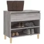 Sonoma gray plywood shoe cabinet 70x36x60 cm by vidaXL, Shoe racks and shoe organizers - Ref: Foro24-819762, Price: 58,20 €, ...