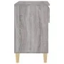 Mueble zapatero madera contrachapada gris Sonoma 70x36x60 cm de vidaXL, Zapateros y organizadores de calzado - Ref: Foro24-81...