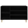Mueble zapatero madera contrachapada negro 102x36x60 cm de vidaXL, Zapateros y organizadores de calzado - Ref: Foro24-819741,...