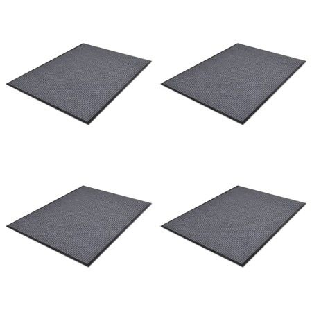 PVC-Fußmatten 4 Einheiten grau 90x60 cm von vidaXL, Fußmatten - Ref: Foro24-278749, Preis: 71,41 €, Rabatt: %