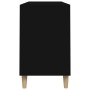 Mueble zapatero madera contrachapada negro 102x36x60 cm de vidaXL, Zapateros y organizadores de calzado - Ref: Foro24-819741,...