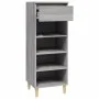 Mueble zapatero madera contrachapada gris Sonoma 40x36x105 cm de vidaXL, Zapateros y organizadores de calzado - Ref: Foro24-8...