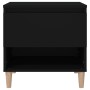 Mesitas de noche 2 uds contrachapada negro 50x46x50 cm de vidaXL, Mesitas de noche - Ref: Foro24-819535, Precio: 64,07 €, Des...