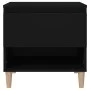 Mesitas de noche 2 uds contrachapada negro 50x46x50 cm de vidaXL, Mesitas de noche - Ref: Foro24-819535, Precio: 63,60 €, Des...