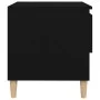 Mesitas de noche 2 uds contrachapada negro 50x46x50 cm de vidaXL, Mesitas de noche - Ref: Foro24-819535, Precio: 63,60 €, Des...