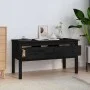 Solid black pine wood coffee table 102x49x55 cm by vidaXL, Coffee table - Ref: Foro24-820945, Price: 103,90 €, Discount: %