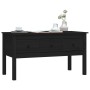 Solid black pine wood coffee table 102x49x55 cm by vidaXL, Coffee table - Ref: Foro24-820945, Price: 105,06 €, Discount: %