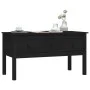 Solid black pine wood coffee table 102x49x55 cm by vidaXL, Coffee table - Ref: Foro24-820945, Price: 103,90 €, Discount: %
