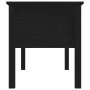 Solid black pine wood coffee table 102x49x55 cm by vidaXL, Coffee table - Ref: Foro24-820945, Price: 103,90 €, Discount: %