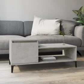 Betongrauer Couchtisch aus Sperrholz, 100 x 50 x 45 cm von vidaXL, Couchtisch - Ref: Foro24-821136, Preis: 48,62 €, Rabatt: %
