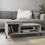 Betongrauer Couchtisch aus Sperrholz, 100 x 50 x 45 cm von vidaXL, Couchtisch - Ref: Foro24-821136, Preis: 49,04 €, Rabatt: %