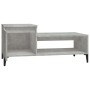 Mesa de centro madera contrachapada gris hormigón 100x50x45 cm de vidaXL, Mesas de centro - Ref: Foro24-821136, Precio: 48,98 €