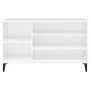 Mueble zapatero madera contrachapada blanco brillo 102x36x60 cm de vidaXL, Zapateros y organizadores de calzado - Ref: Foro24...