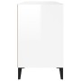 Mueble zapatero madera contrachapada blanco brillo 102x36x60 cm de vidaXL, Zapateros y organizadores de calzado - Ref: Foro24...