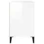 Mueble zapatero madera contrachapada blanco brillo 102x36x60 cm de vidaXL, Zapateros y organizadores de calzado - Ref: Foro24...
