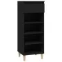 Mueble zapatero madera contrachapada negro 40x36x105 cm de vidaXL, Zapateros y organizadores de calzado - Ref: Foro24-819773,...