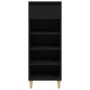 Mueble zapatero madera contrachapada negro 40x36x105 cm de vidaXL, Zapateros y organizadores de calzado - Ref: Foro24-819773,...