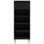 Mueble zapatero madera contrachapada negro 40x36x105 cm de vidaXL, Zapateros y organizadores de calzado - Ref: Foro24-819773,...