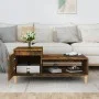 Couchtisch aus geräuchertem Eichensperrholz, 100 x 50 x 45 cm von vidaXL, Couchtisch - Ref: Foro24-821129, Preis: 52,91 €, Ra...