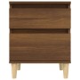 Nachttisch aus brauner Eiche, 40x35x50 cm von vidaXL, Schließfächer und Lagerschränke - Ref: Foro24-821840, Preis: 42,06 €, R...