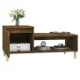 Couchtisch aus geräuchertem Eichensperrholz, 100 x 50 x 45 cm von vidaXL, Couchtisch - Ref: Foro24-821129, Preis: 52,91 €, Ra...