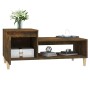 Couchtisch aus geräuchertem Eichensperrholz, 100 x 50 x 45 cm von vidaXL, Couchtisch - Ref: Foro24-821129, Preis: 53,36 €, Ra...