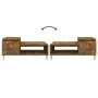 Couchtisch aus geräuchertem Eichensperrholz, 100 x 50 x 45 cm von vidaXL, Couchtisch - Ref: Foro24-821129, Preis: 52,91 €, Ra...