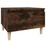 Mesa auxiliar madera contrachapada roble ahumado 50x46x35 cm de vidaXL, Mesas auxiliares - Ref: Foro24-819510, Precio: 36,92 ...