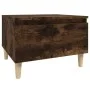 Mesa auxiliar madera contrachapada roble ahumado 50x46x35 cm de vidaXL, Mesas auxiliares - Ref: Foro24-819510, Precio: 36,60 ...