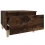 Mesa auxiliar madera contrachapada roble ahumado 50x46x35 cm de vidaXL, Mesas auxiliares - Ref: Foro24-819510, Precio: 36,92 ...