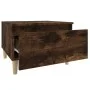 Mesa auxiliar madera contrachapada roble ahumado 50x46x35 cm de vidaXL, Mesas auxiliares - Ref: Foro24-819510, Precio: 36,60 ...