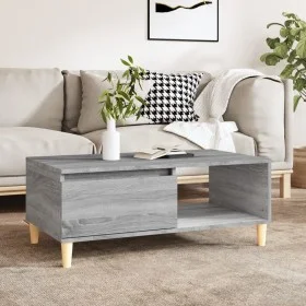 Sonoma-Couchtisch aus grauem Sperrholz, 90 x 50 x 36,5 cm von vidaXL, Couchtisch - Ref: Foro24-821050, Preis: 73,41 €, Rabatt: %