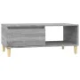 Sonoma gray plywood coffee table 90x50x36.5 cm by vidaXL, Coffee table - Ref: Foro24-821050, Price: 73,41 €, Discount: %