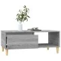 Sonoma gray plywood coffee table 90x50x36.5 cm by vidaXL, Coffee table - Ref: Foro24-821050, Price: 73,41 €, Discount: %